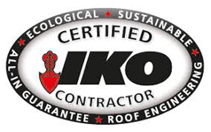 IKO certified contractor logo